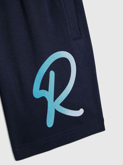 Dsiney Kidz - River Island Navy Blue River Logo Vest & Short Set image 5