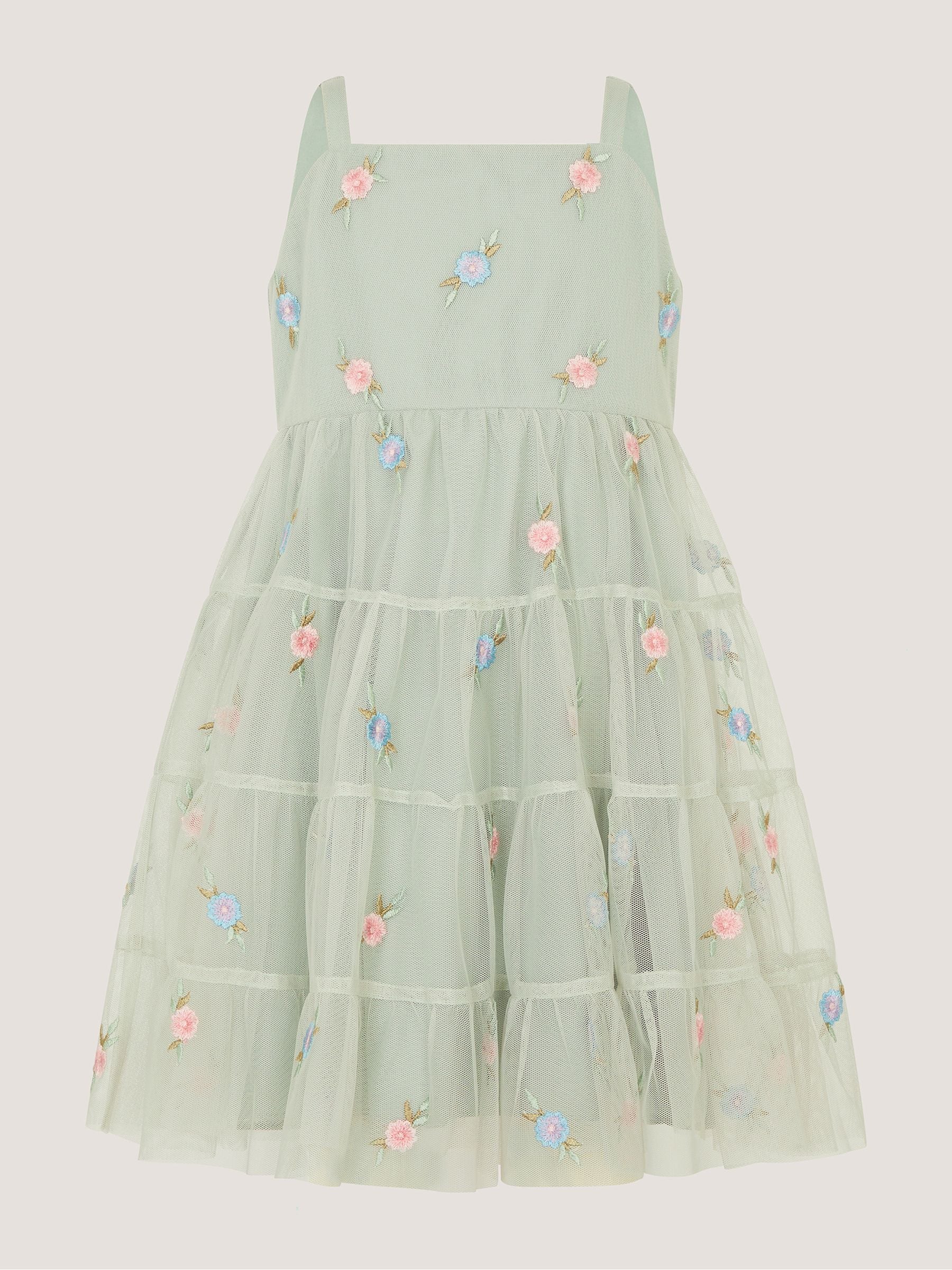 Dsiney Kidz - Monsoon Green Baby Luna Emb Thea Dress image 2