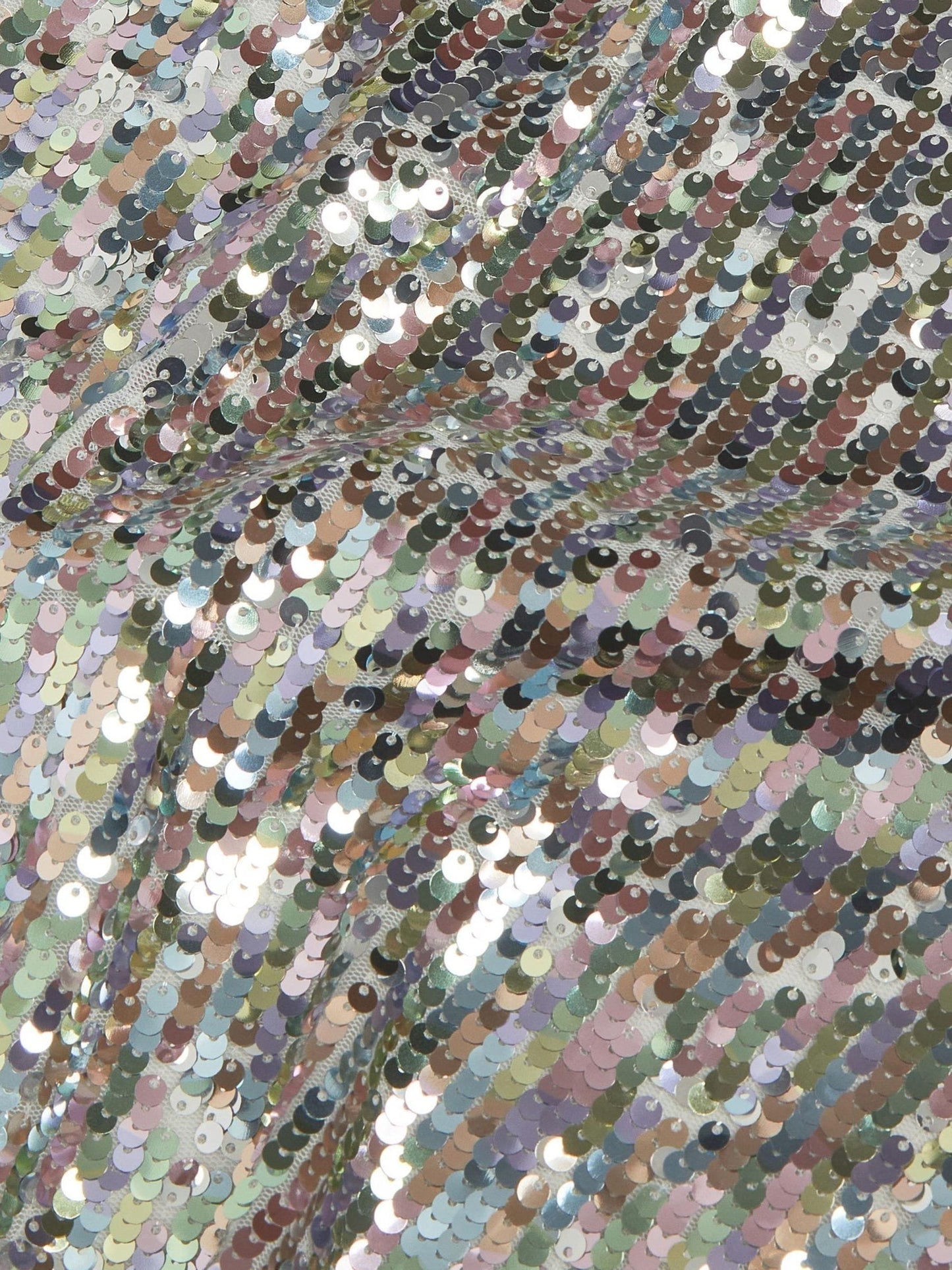 Dsiney Kidz - Monsoon Silver Rainbow Sequin Party Dress image 4