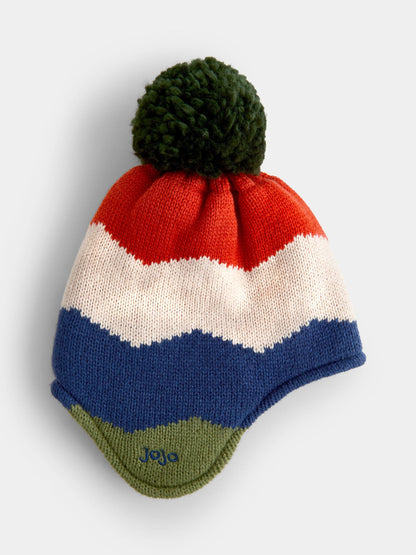 JoJo Maman Bébé Knitted Pom Pom Hat - image 1