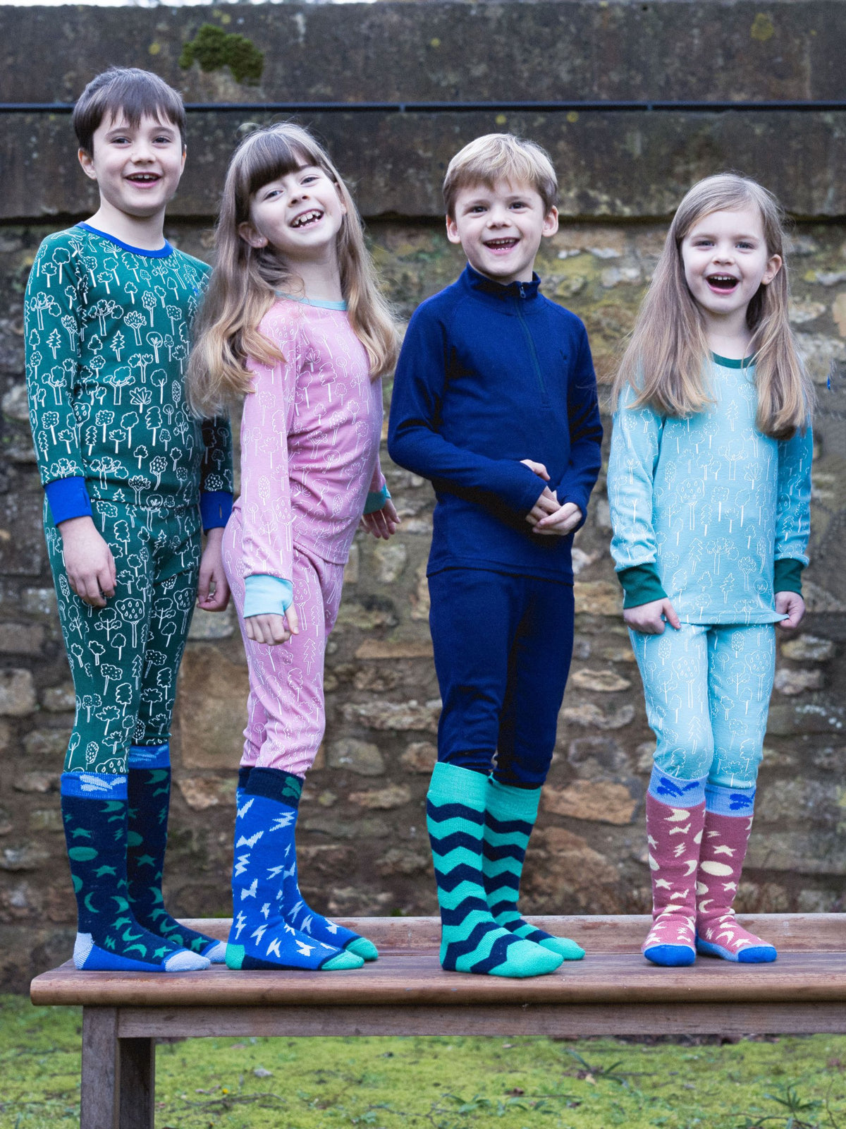 Dsiney Kidz - Muddy Puddles Navy Blue Thermal Baselayer Top image 2
