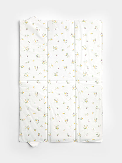 JoJo Maman Bébé Yellow Floral Foldable Changing Mat - image 1