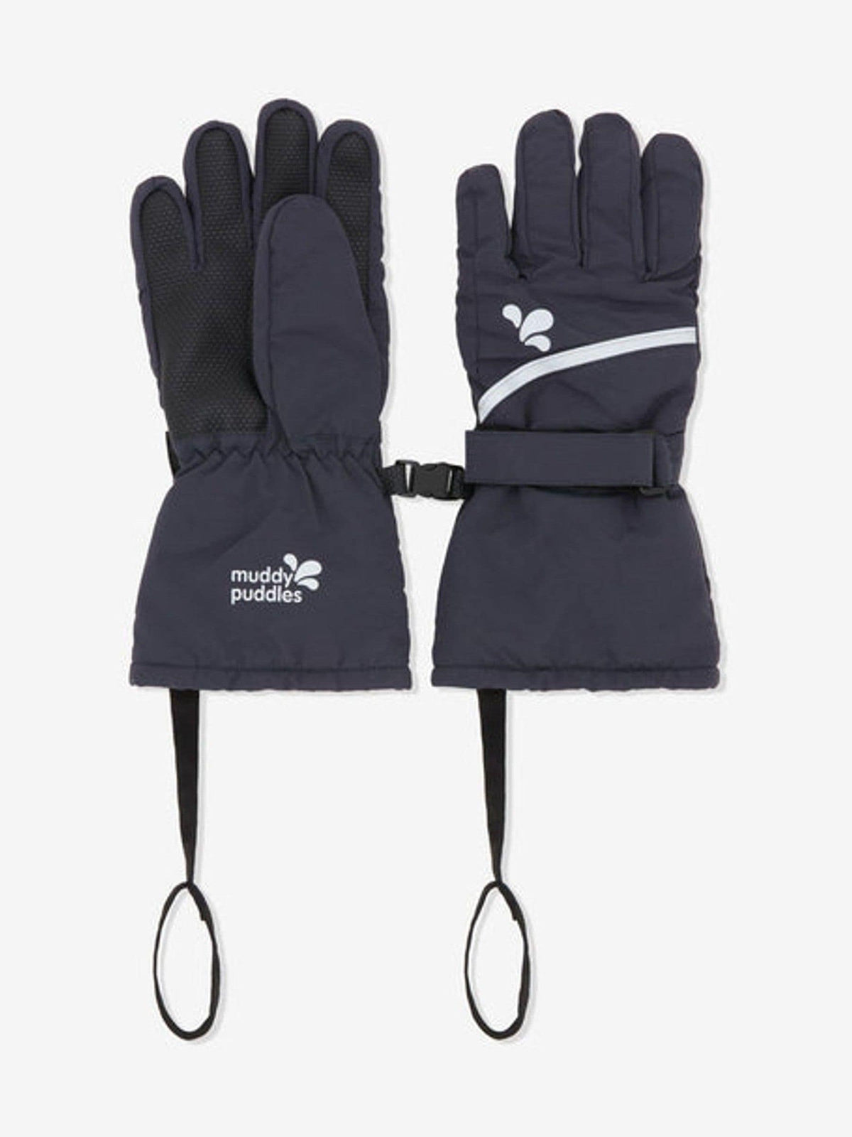 Muddy Puddles Navy Blue Waterproof Ski Gloves - image 2