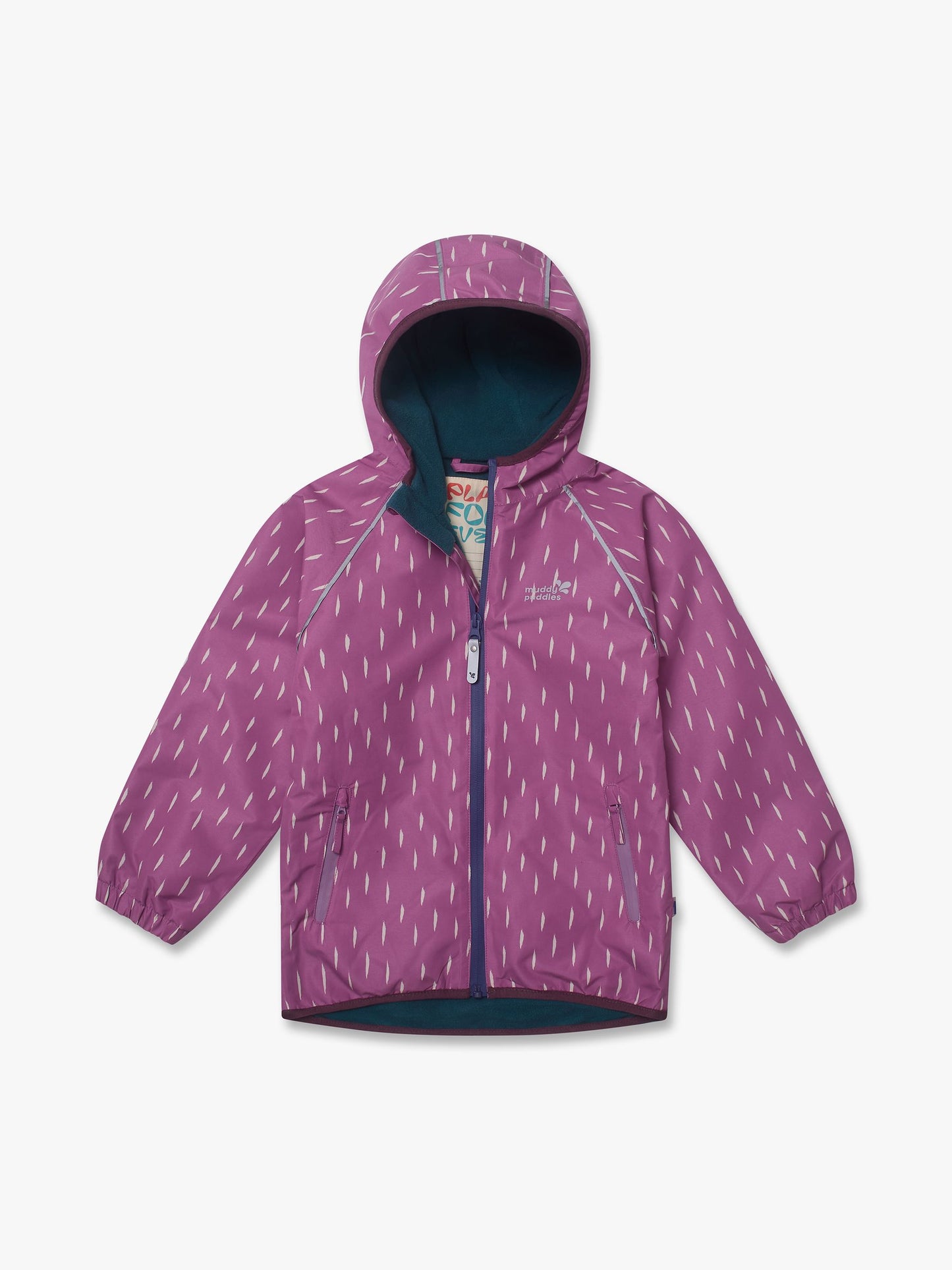Dsiney Kidz - Muddy Puddles Pink Waterproof EcoSplash Jacket image 3
