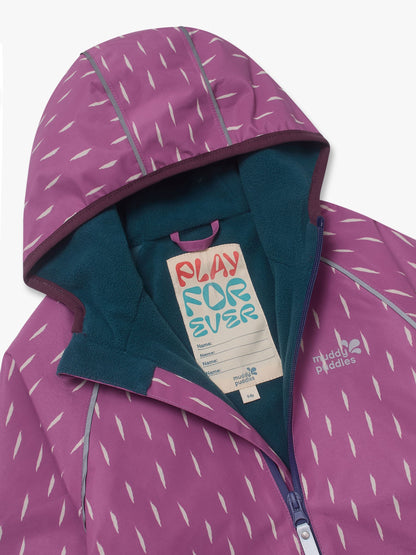 Dsiney Kidz - Muddy Puddles Pink Waterproof EcoSplash Jacket image 6