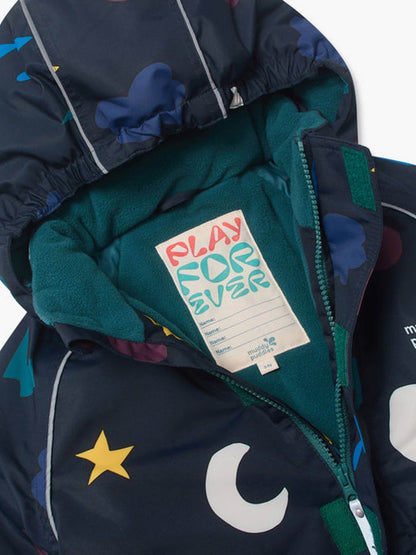 Muddy Puddles Blue Waterproof Ski Jacket - image 5