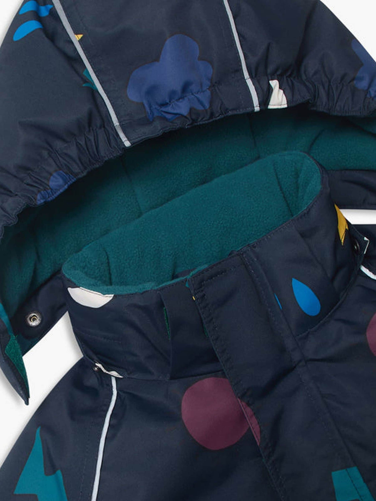 Muddy Puddles Blue Waterproof Ski Jacket - image 6