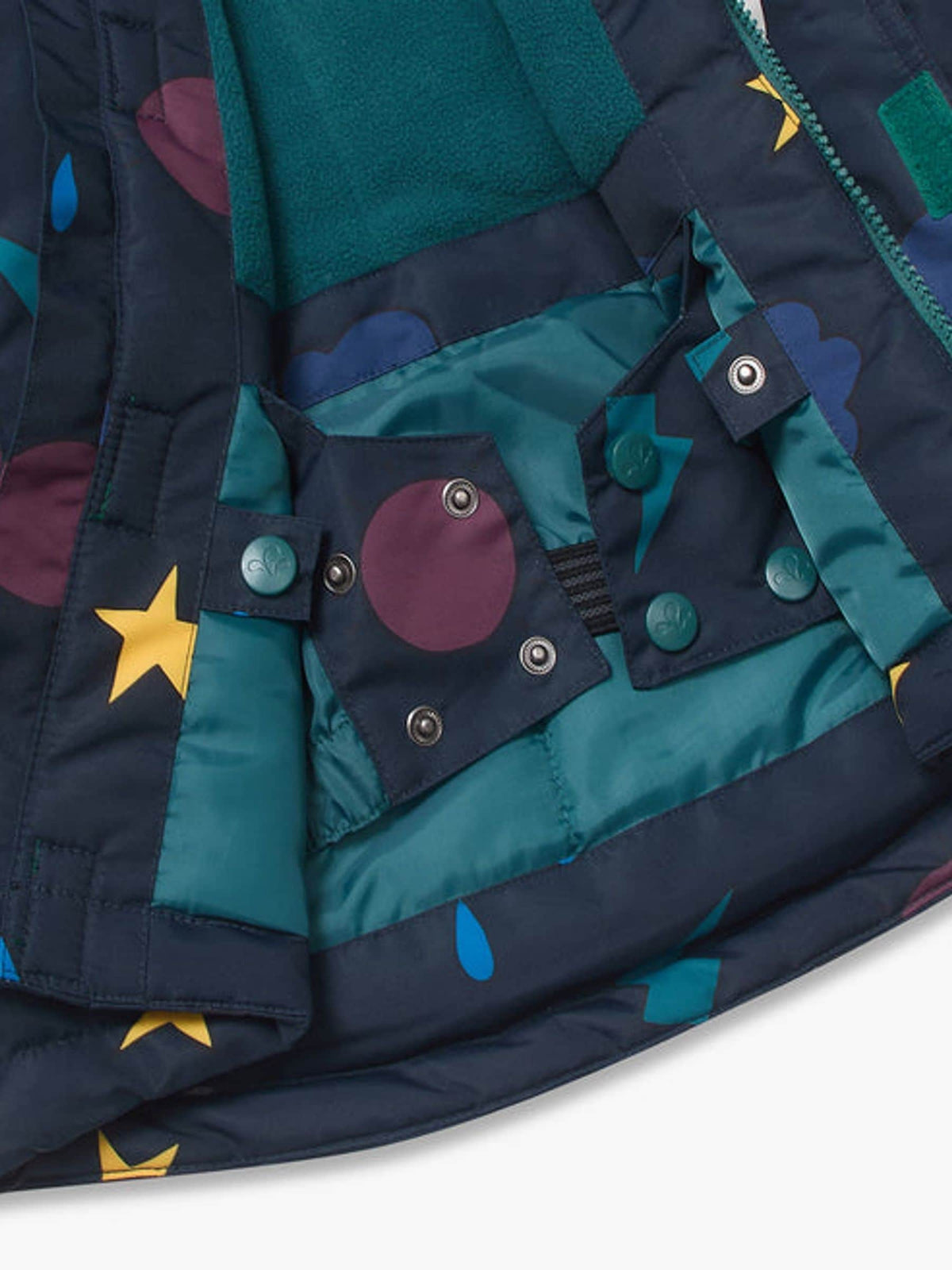 Muddy Puddles Blue Waterproof Ski Jacket - image 7