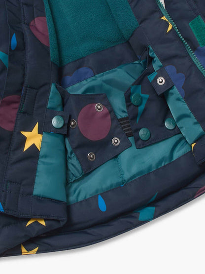 Muddy Puddles Blue Waterproof Ski Jacket - image 7