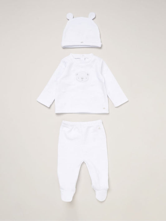 Rock-A-Bye Baby Boutique Baby Quilted Top, Trousers and Hat Set