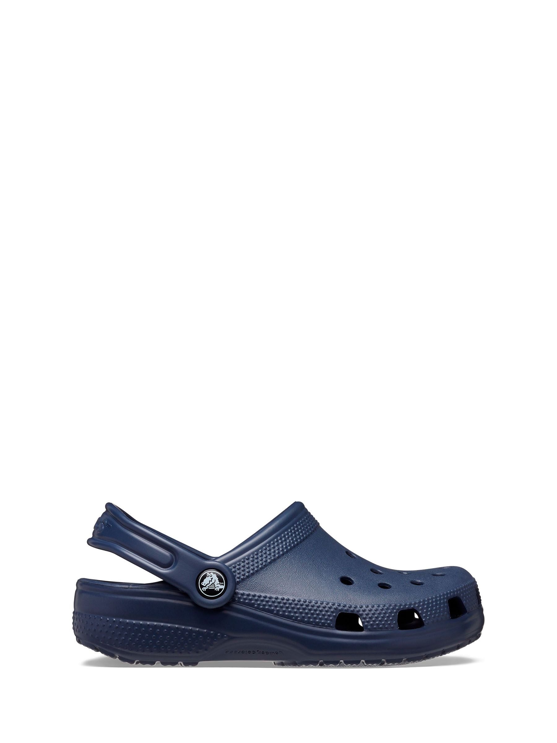 Crocs Navy Blue Kids Unisex Classic Clogs image 1