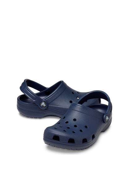 Crocs Navy Blue Kids Unisex Classic Clogs image 5