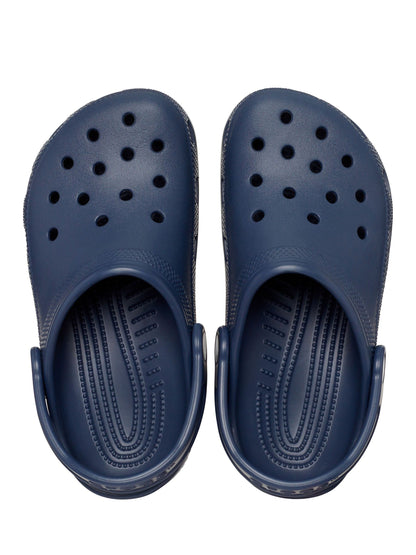 Crocs Navy Blue Kids Unisex Classic Clogs image 6