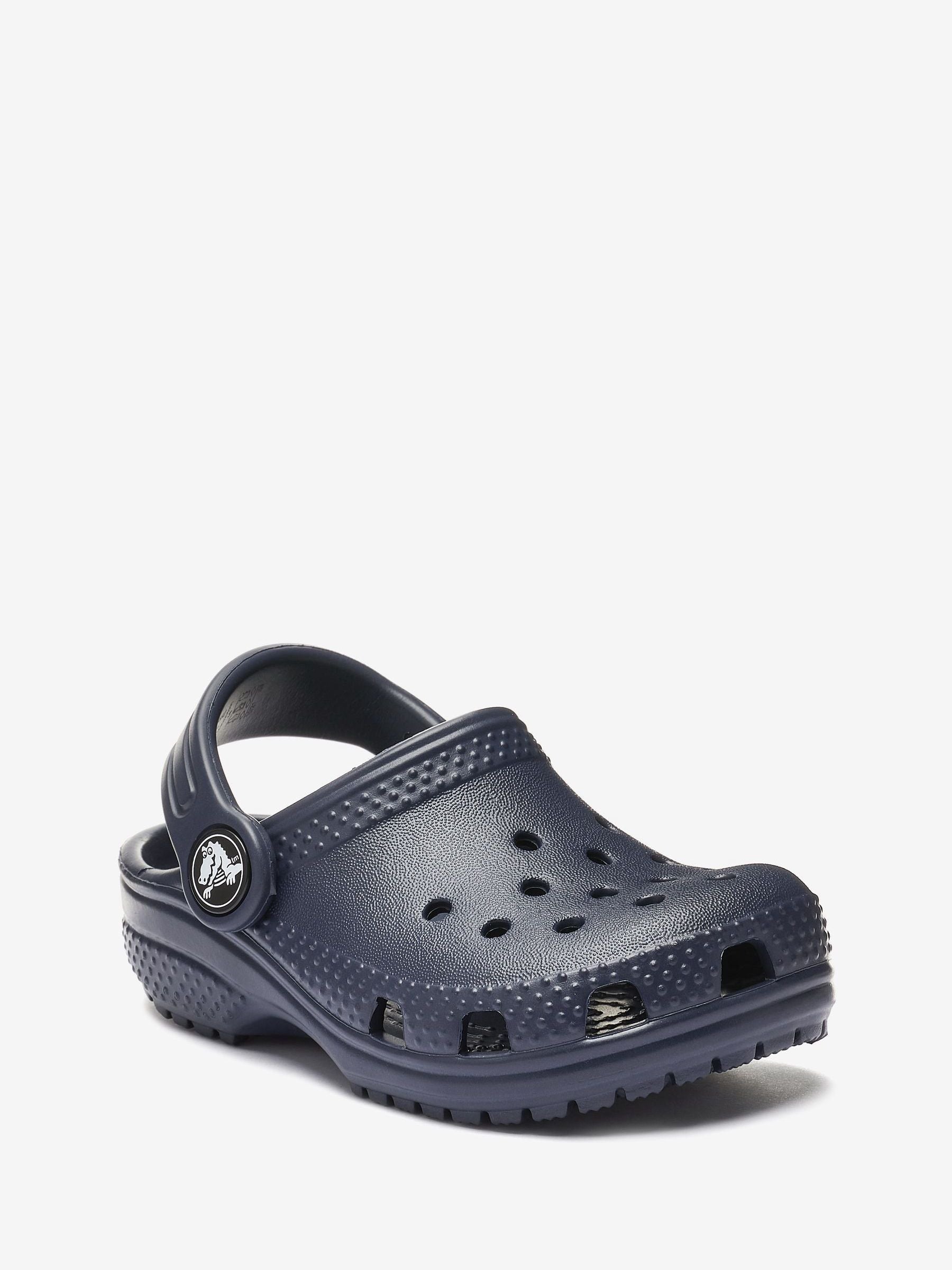 Crocs Navy Blue Classic Toddler Clogs image 2