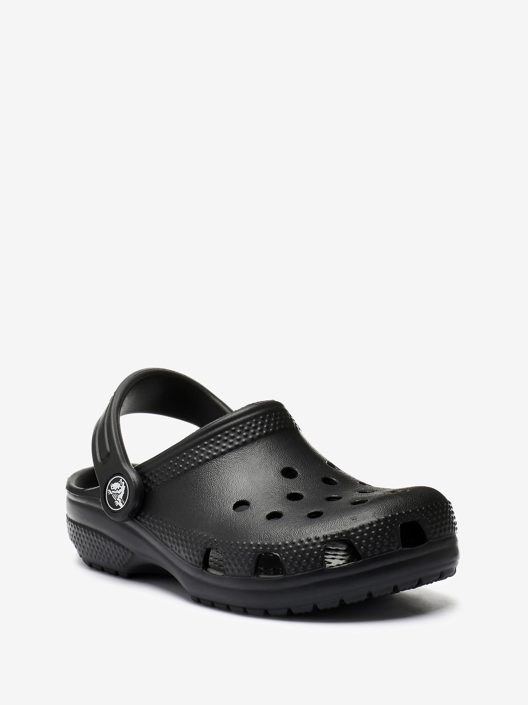 Crocs Black Classic Toddler Clogs image 2