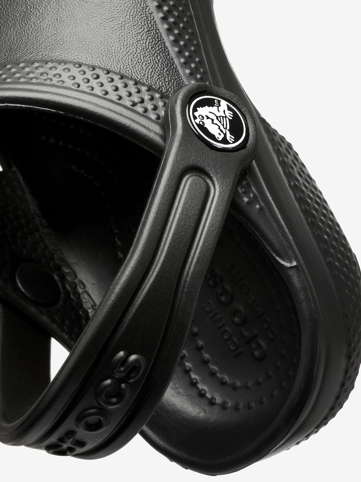 Crocs Black Classic Toddler Clogs image 4