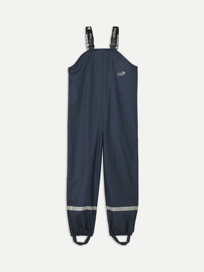 Muddy Puddles Navy Blue Rainy Day Waterproof Dungarees image 2