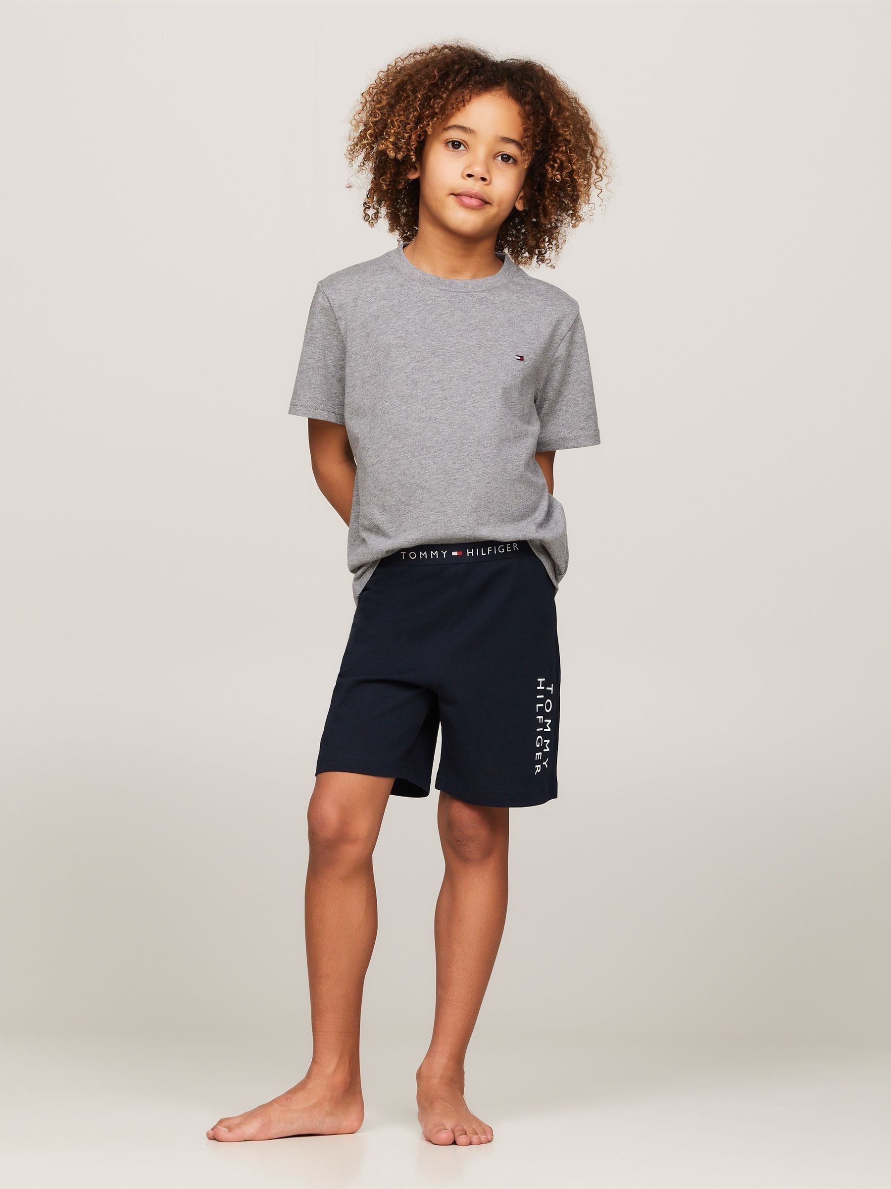 Dsiney Kidz - Tommy Hilfiger Grey Short Sleeve Cotton T-Shirts 2 Pack image 2