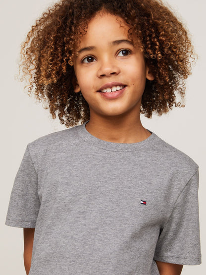 Dsiney Kidz - Tommy Hilfiger Grey Short Sleeve Cotton T-Shirts 2 Pack image 5