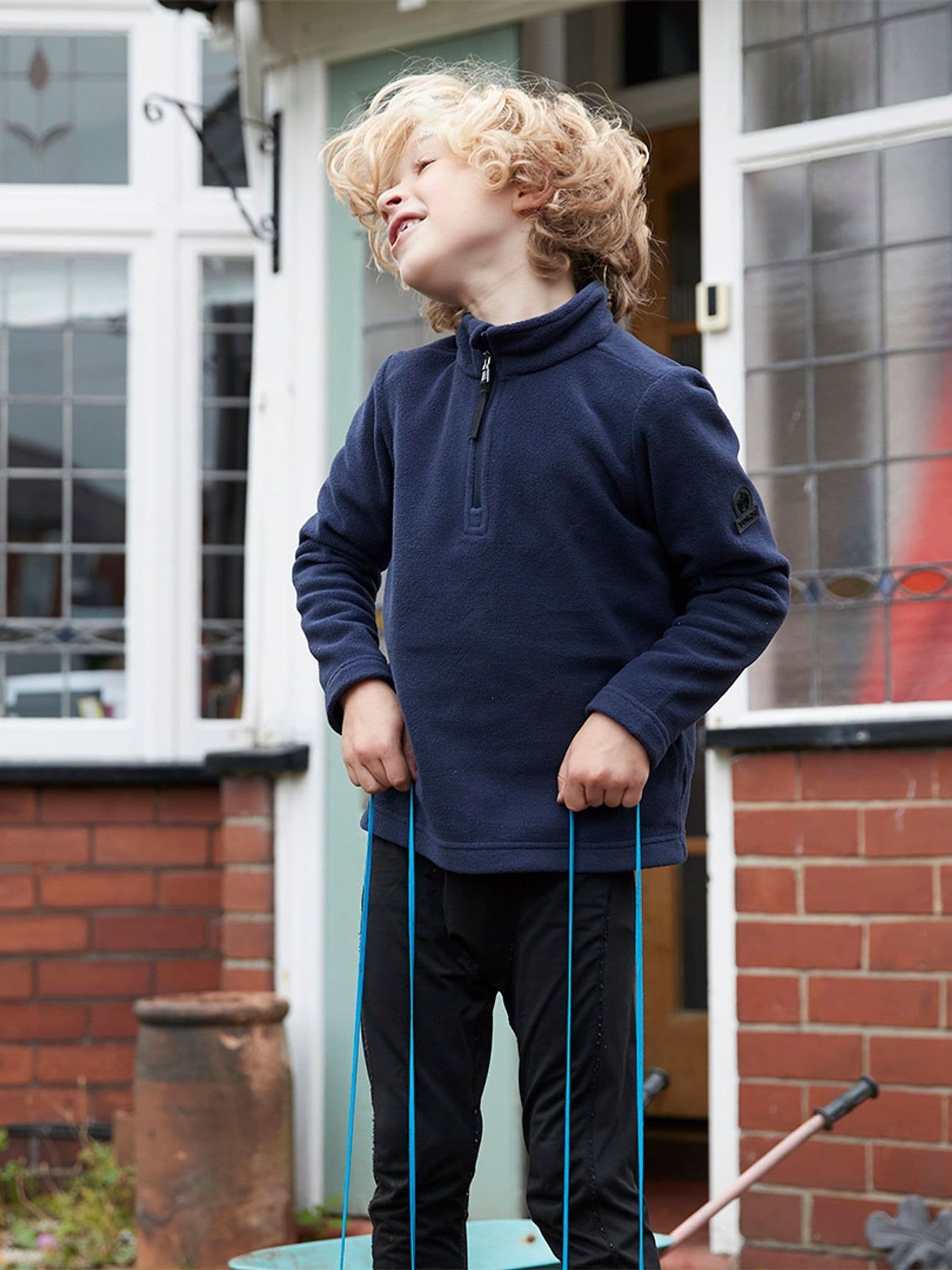 Dsiney Kidz - Tog 24 Navy Toffolo Kids ZipNeck Fleece image 1