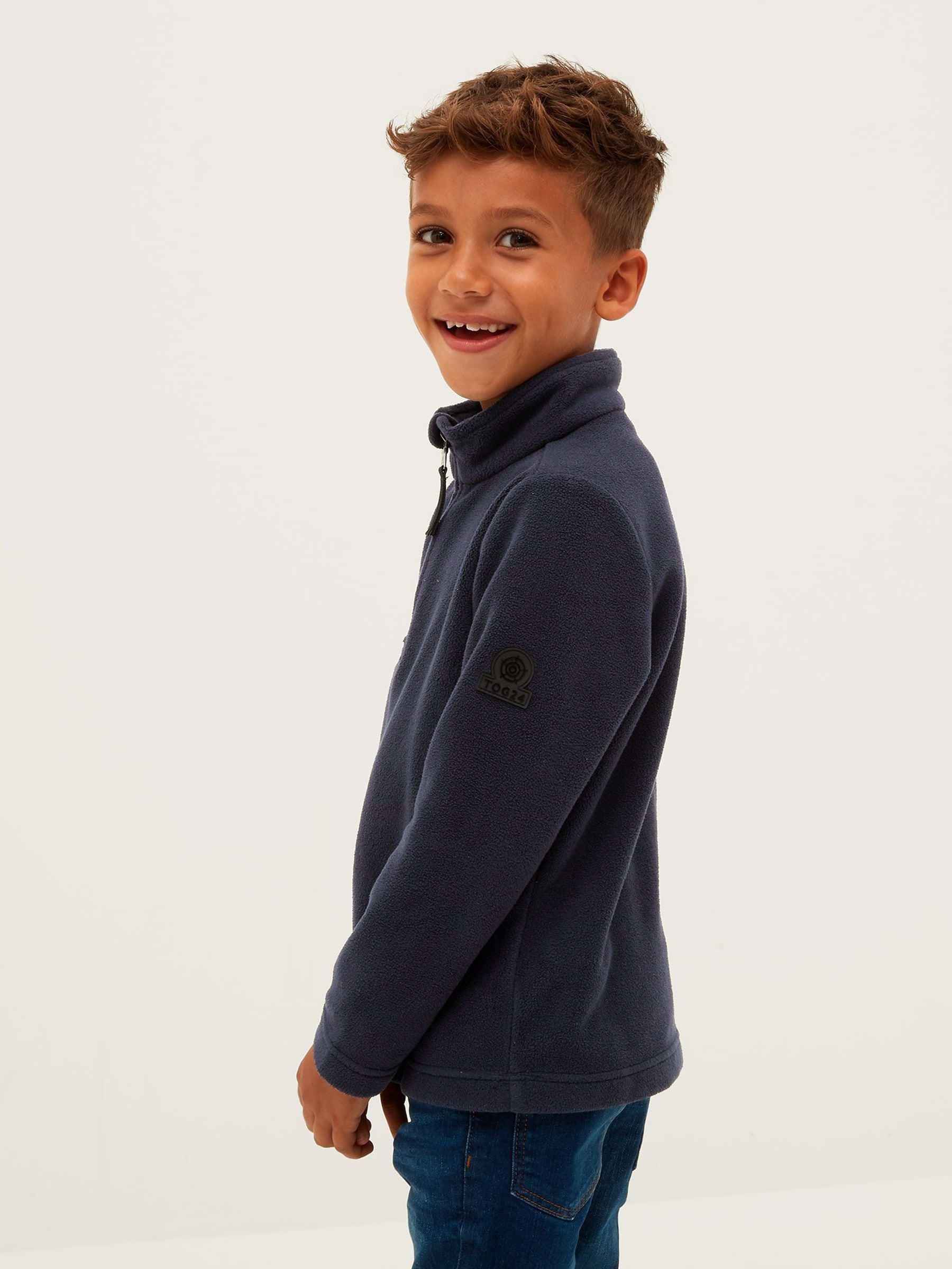 Dsiney Kidz - Tog 24 Navy Toffolo Kids ZipNeck Fleece image 2