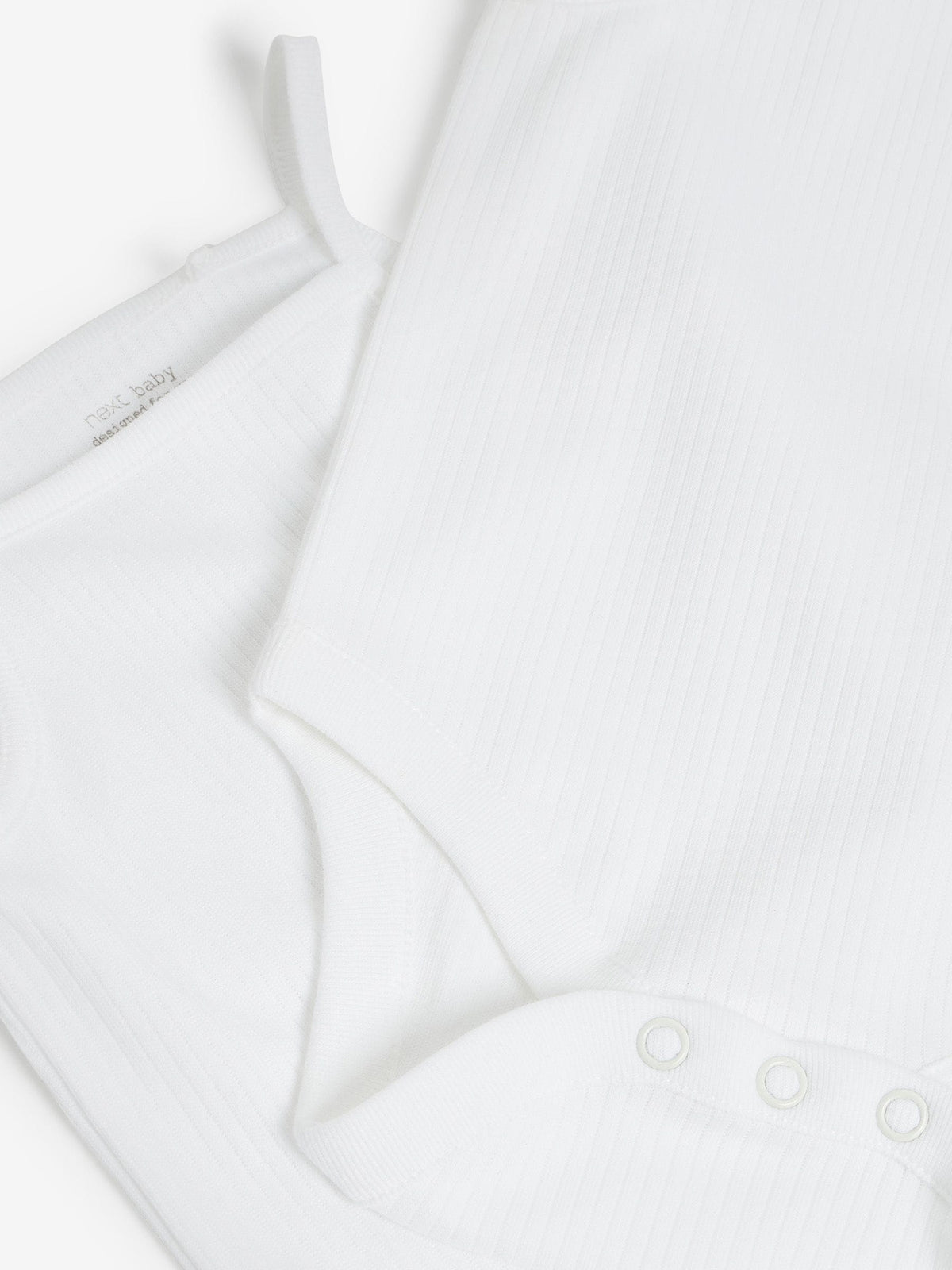 Dsiney Kidz - White 7 Pack Baby Strappy Bodysuits image 4