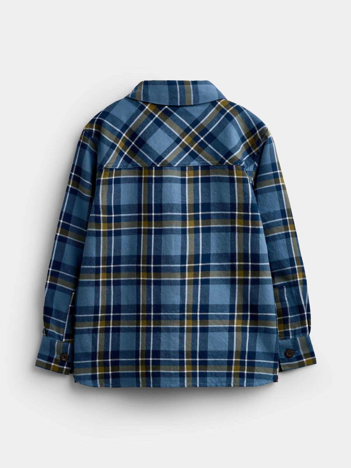 JoJo Maman Bébé Blue Checked Shirt - image 2