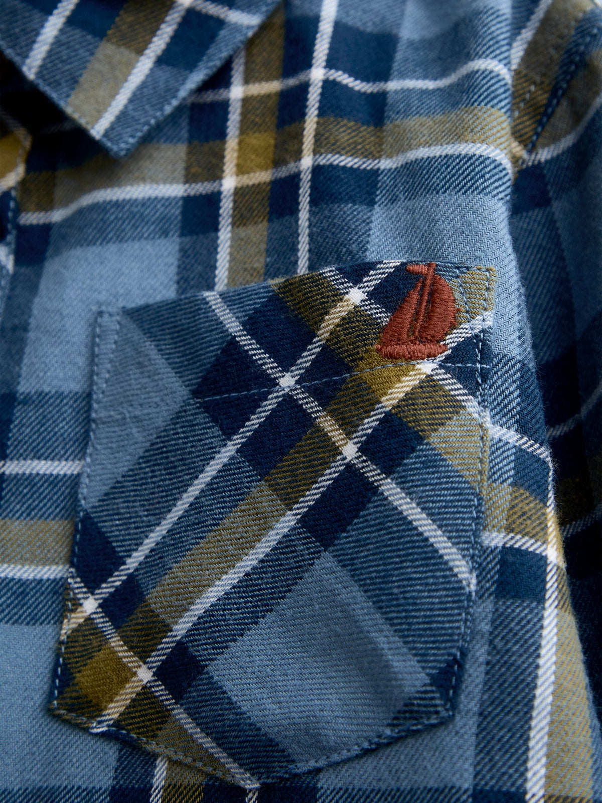 JoJo Maman Bébé Blue Checked Shirt - image 3