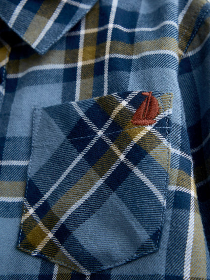 JoJo Maman Bébé Blue Checked Shirt - image 3