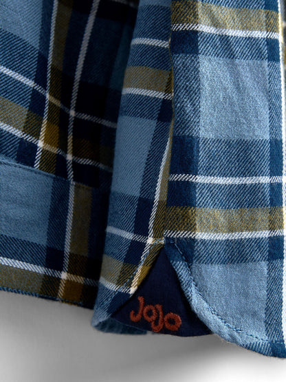 JoJo Maman Bébé Blue Checked Shirt - image 4