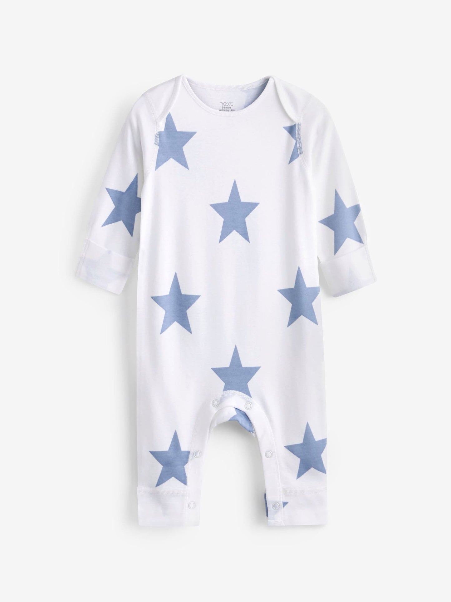 Blue Star Baby Kind To Skin Sleepsuits 2 Pack (0-2yrs)