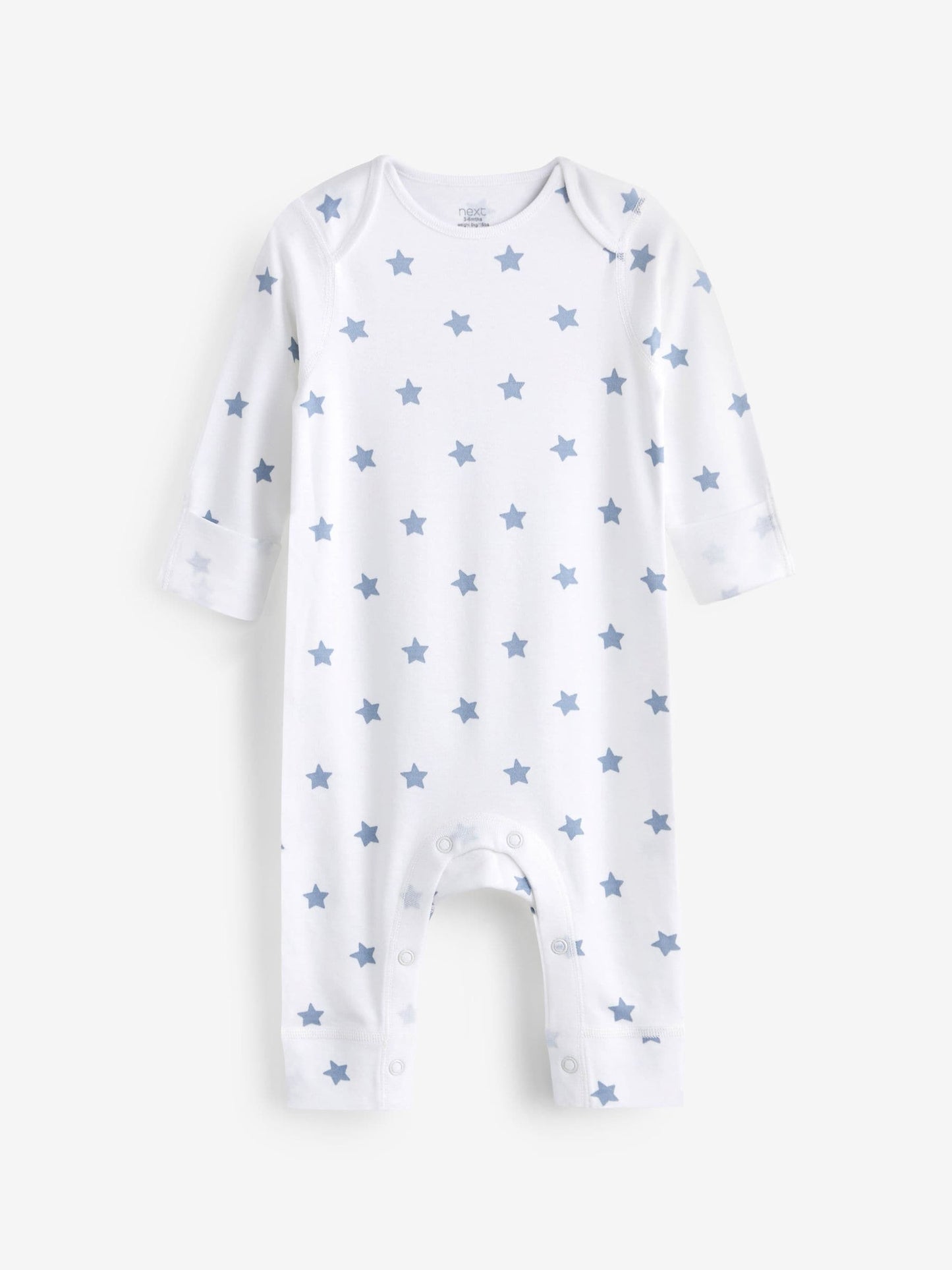Blue Star Baby Kind To Skin Sleepsuits 2 Pack (0-2yrs)