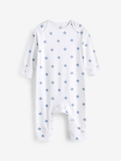 Blue Star Baby Kind To Skin Sleepsuits 2 Pack (0-2yrs)
