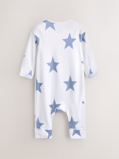 Blue Star Baby Kind To Skin Sleepsuits 2 Pack (0-2yrs) image 4