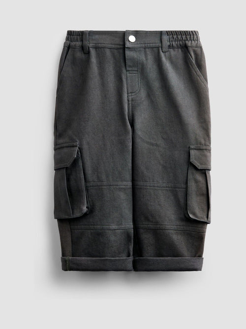 Dsiney Kidz - JoJo Maman Bébé Charcoal Grey Cargo Trousers image 1