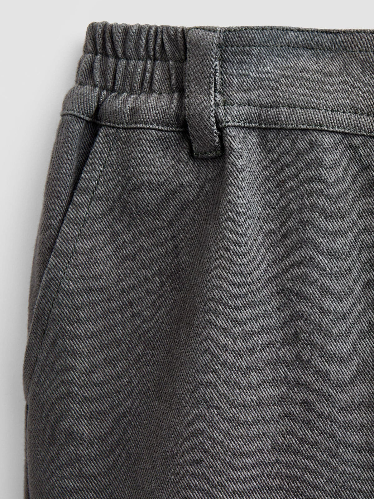 Dsiney Kidz - JoJo Maman Bébé Charcoal Grey Cargo Trousers image 3