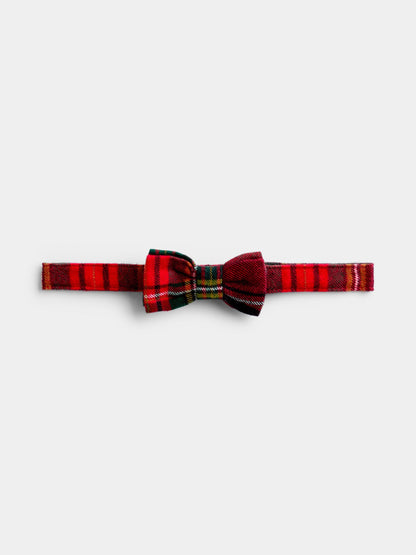 JoJo Maman Bébé Dark Red Tartan 3-Piece Bow Tie Waistcoat & Shirt Set - image 6