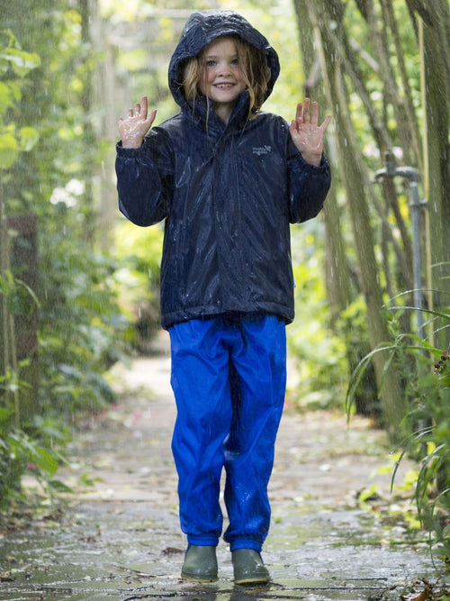 Muddy Puddles Blue Originals Waterproof Over Trousers image 1