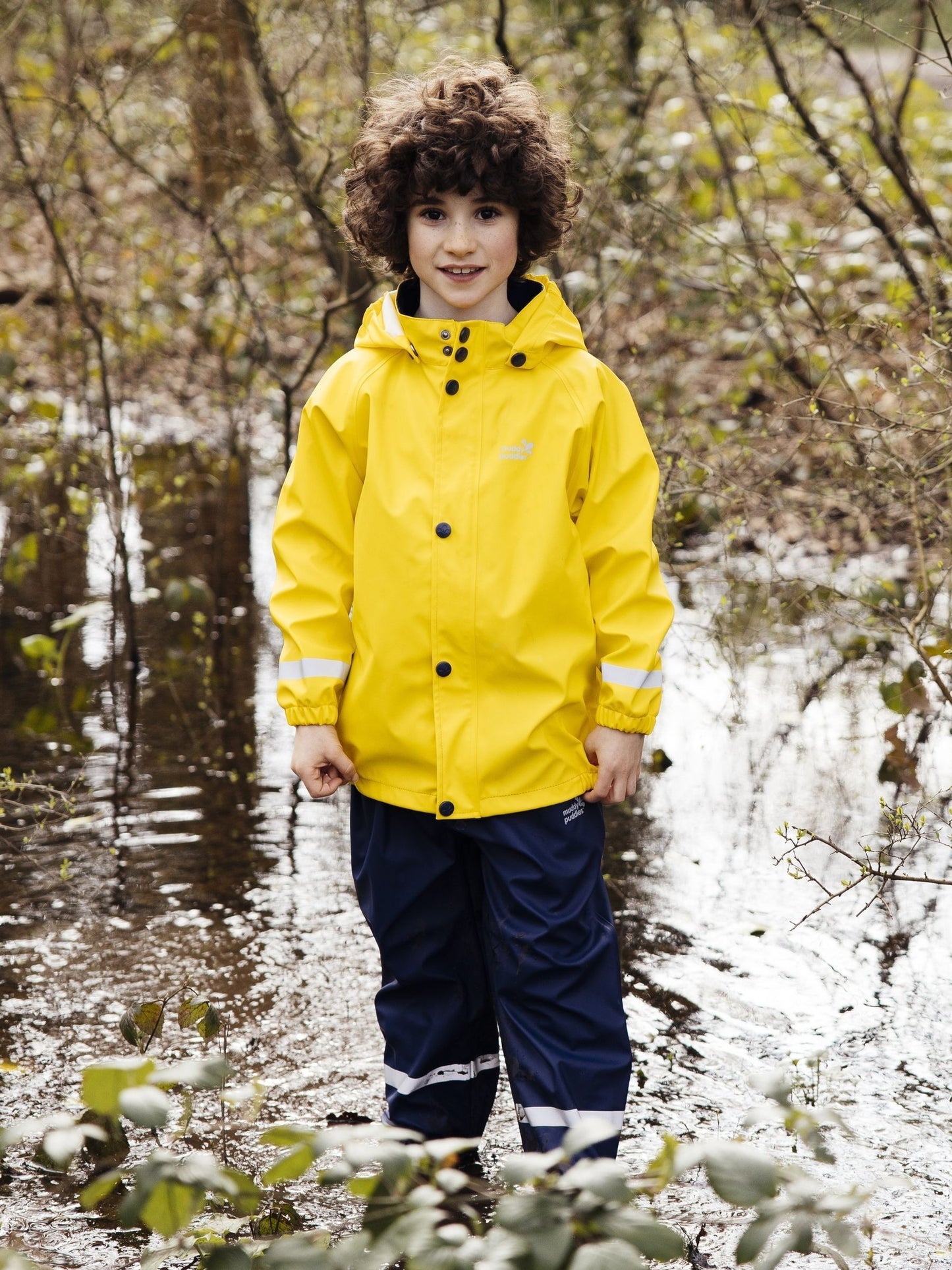 Dsiney Kidz - Muddy Puddles Yellow Rainy Day Waterproof Jacket image 1