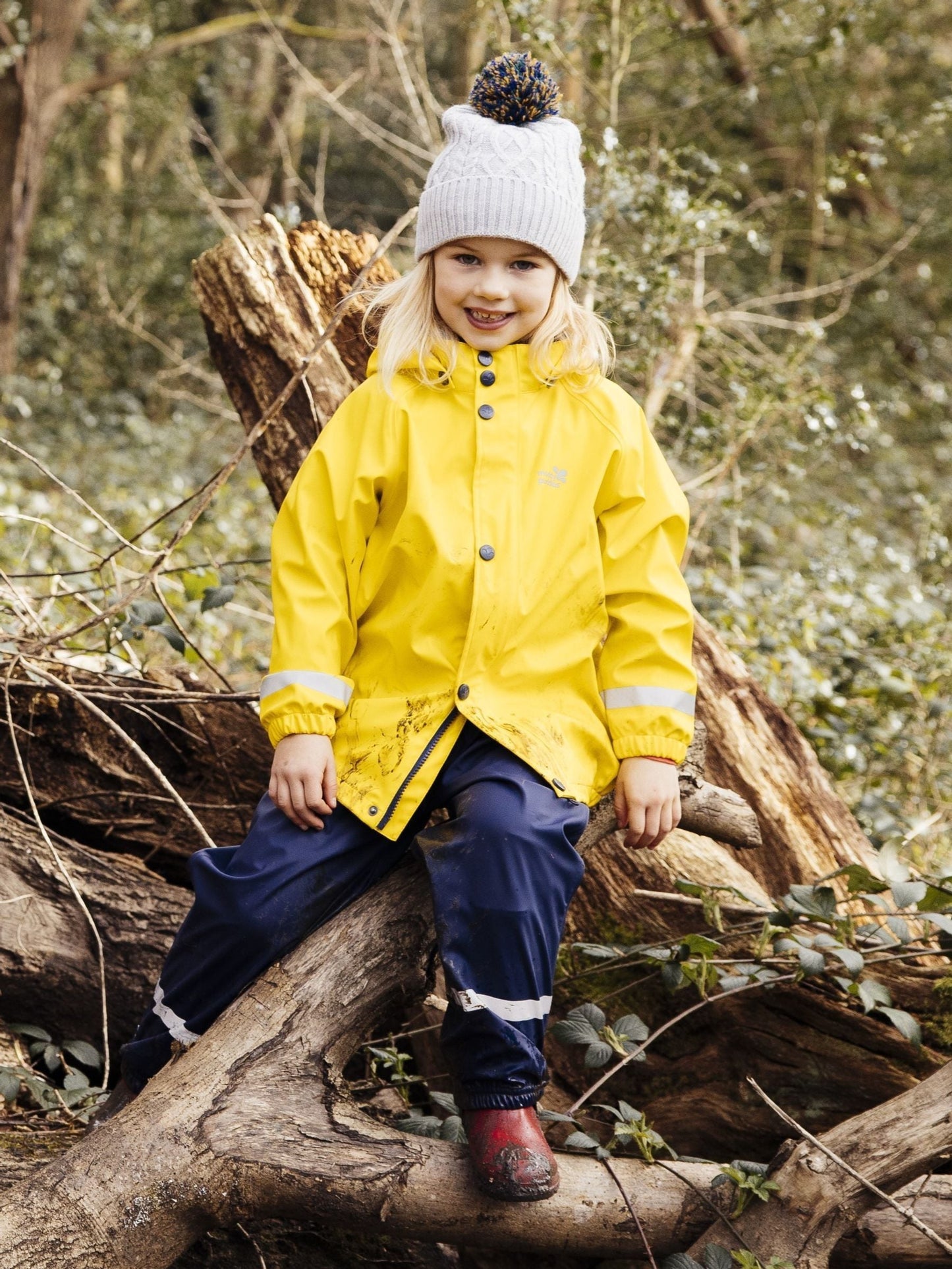 Dsiney Kidz - Muddy Puddles Yellow Rainy Day Waterproof Jacket image 2