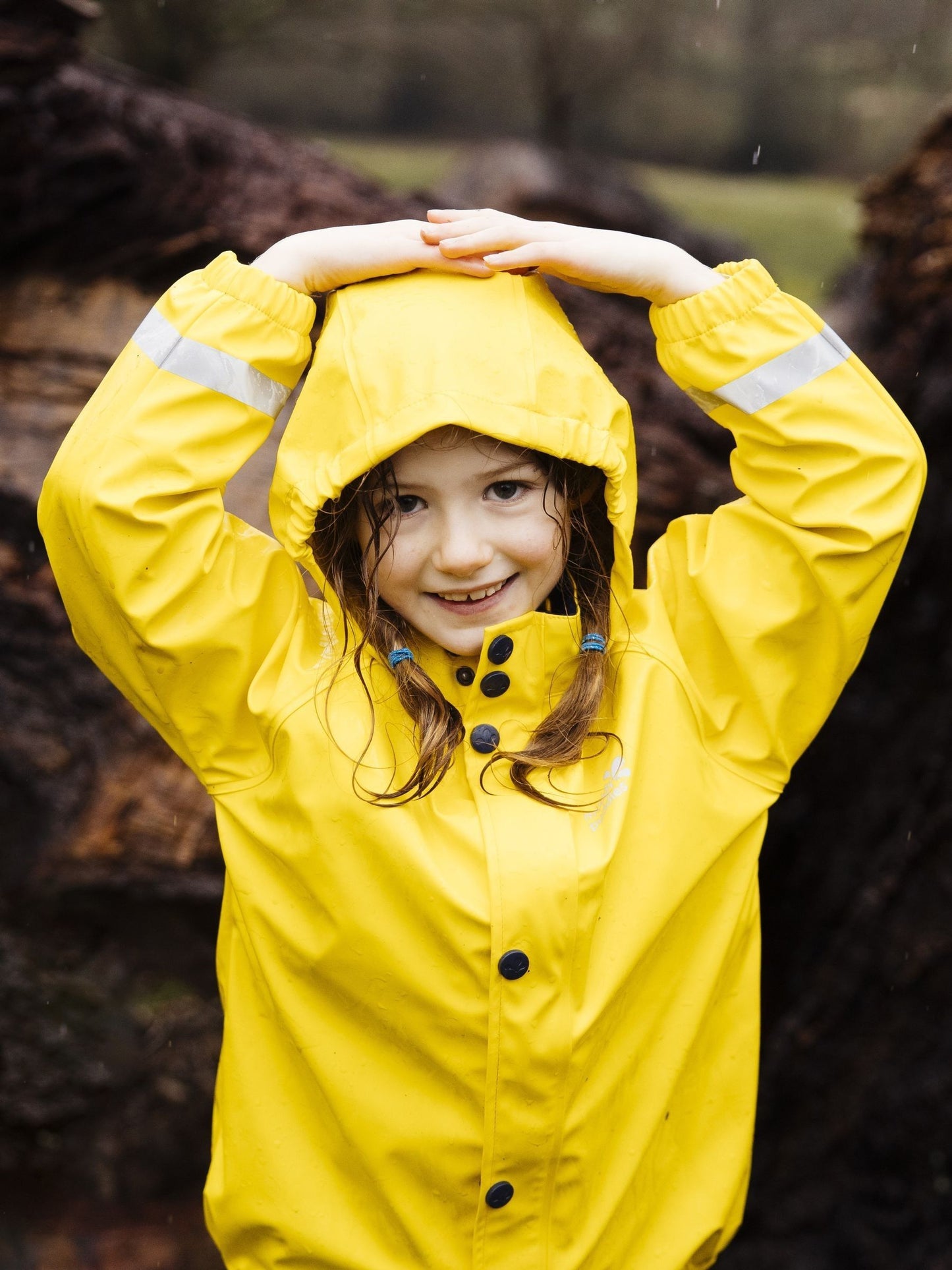 Dsiney Kidz - Muddy Puddles Yellow Rainy Day Waterproof Jacket image 3
