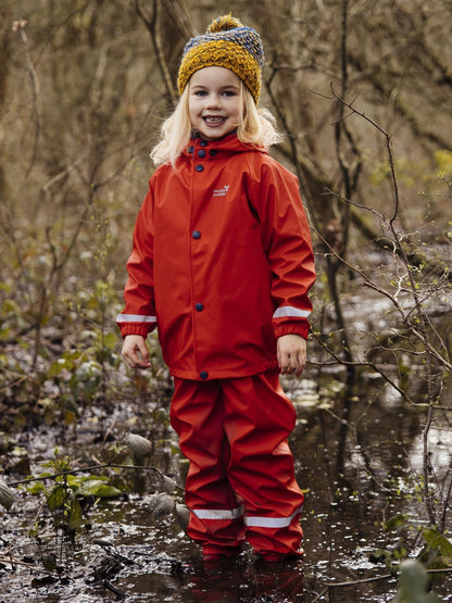 Dsiney Kidz - Muddy Puddles Red Rainy Day Waterproof Jacket image 1