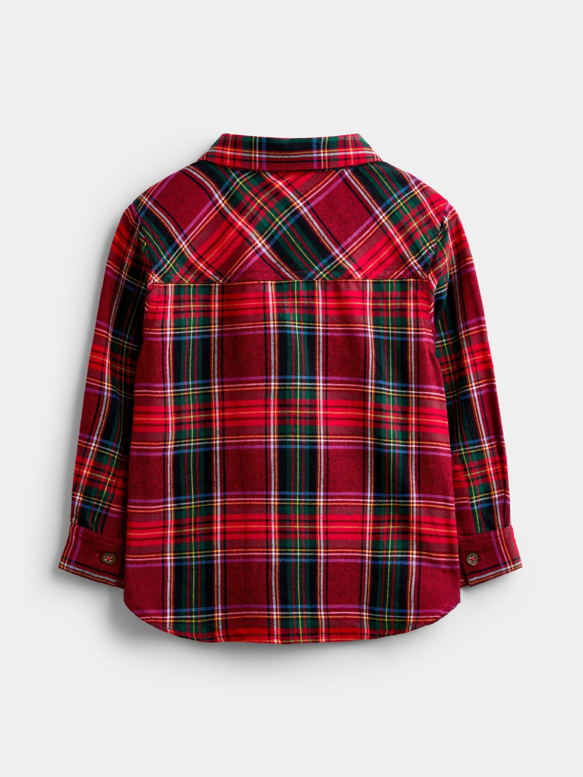 JoJo Maman Bébé Dark Red Check Tartan Shirt - image 3