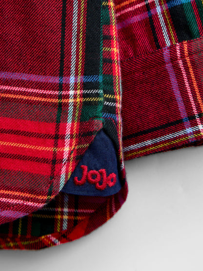 JoJo Maman Bébé Dark Red Check Tartan Shirt - image 5