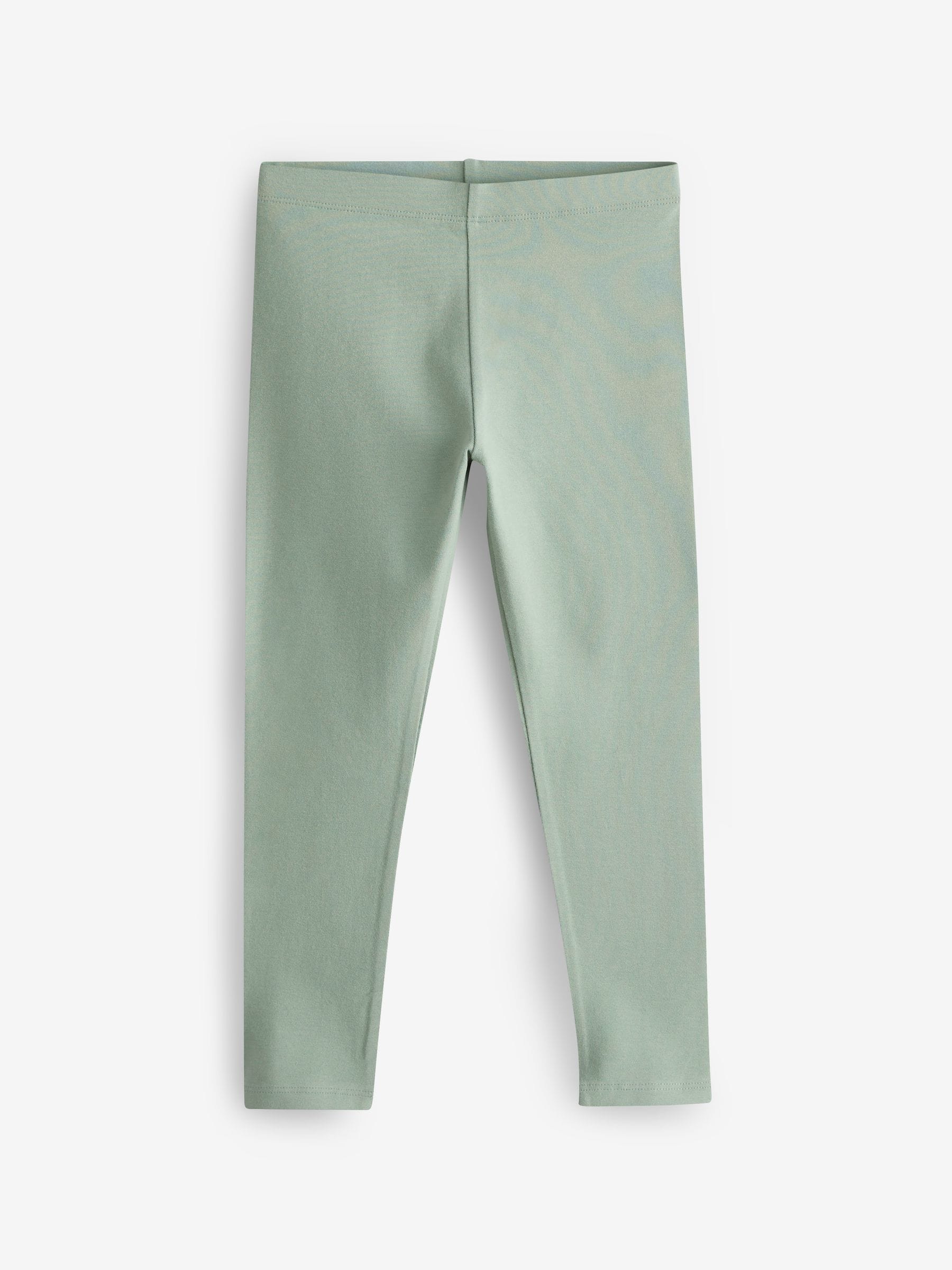 Dsiney Kidz - Navy Blue/ Pink/ Sage Green/ Denim Blue Leggings 5 Pack (3-16yrs) image 4