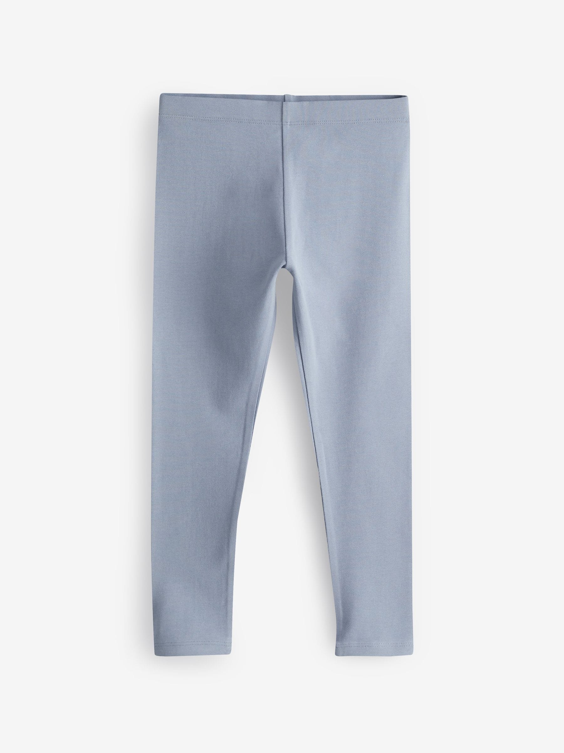 Dsiney Kidz - Navy Blue/ Pink/ Sage Green/ Denim Blue Leggings 5 Pack (3-16yrs) image 5