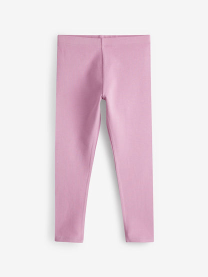 Dsiney Kidz - Navy Blue/ Pink/ Sage Green/ Denim Blue Leggings 5 Pack (3-16yrs) image 7