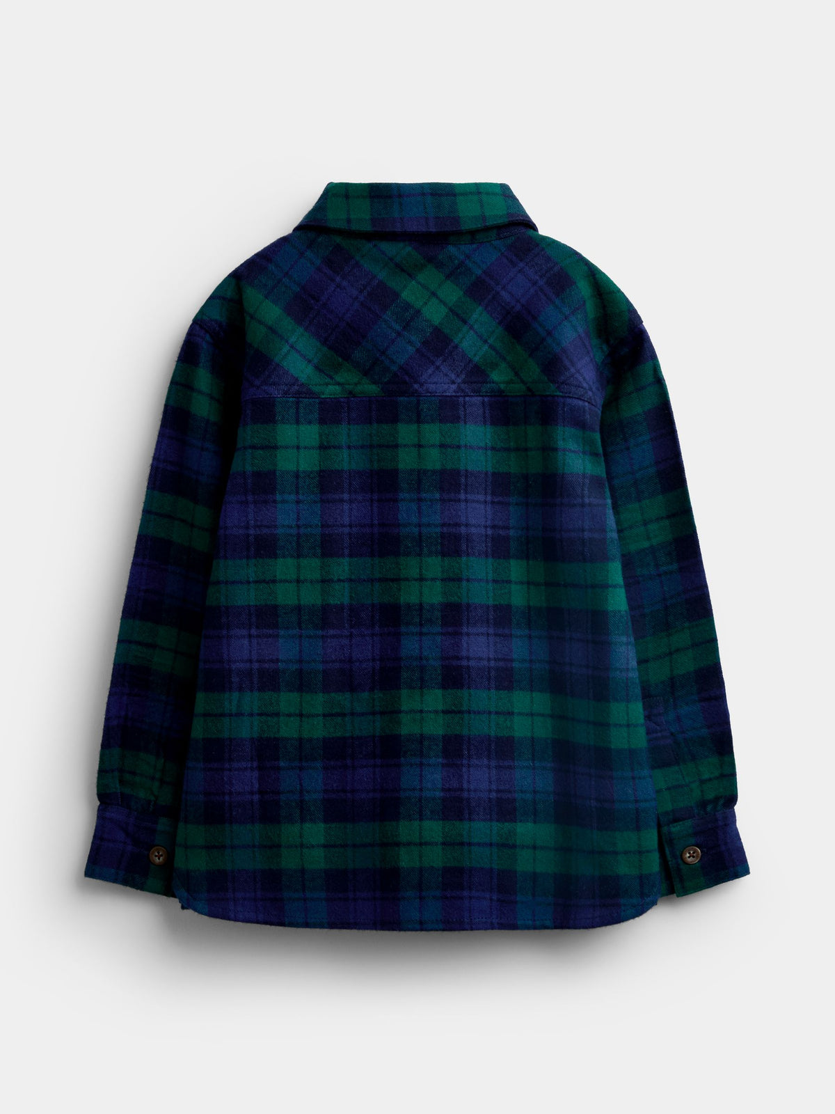 JoJo Maman Bébé Navy Blue Check Tartan Shirt - image 2