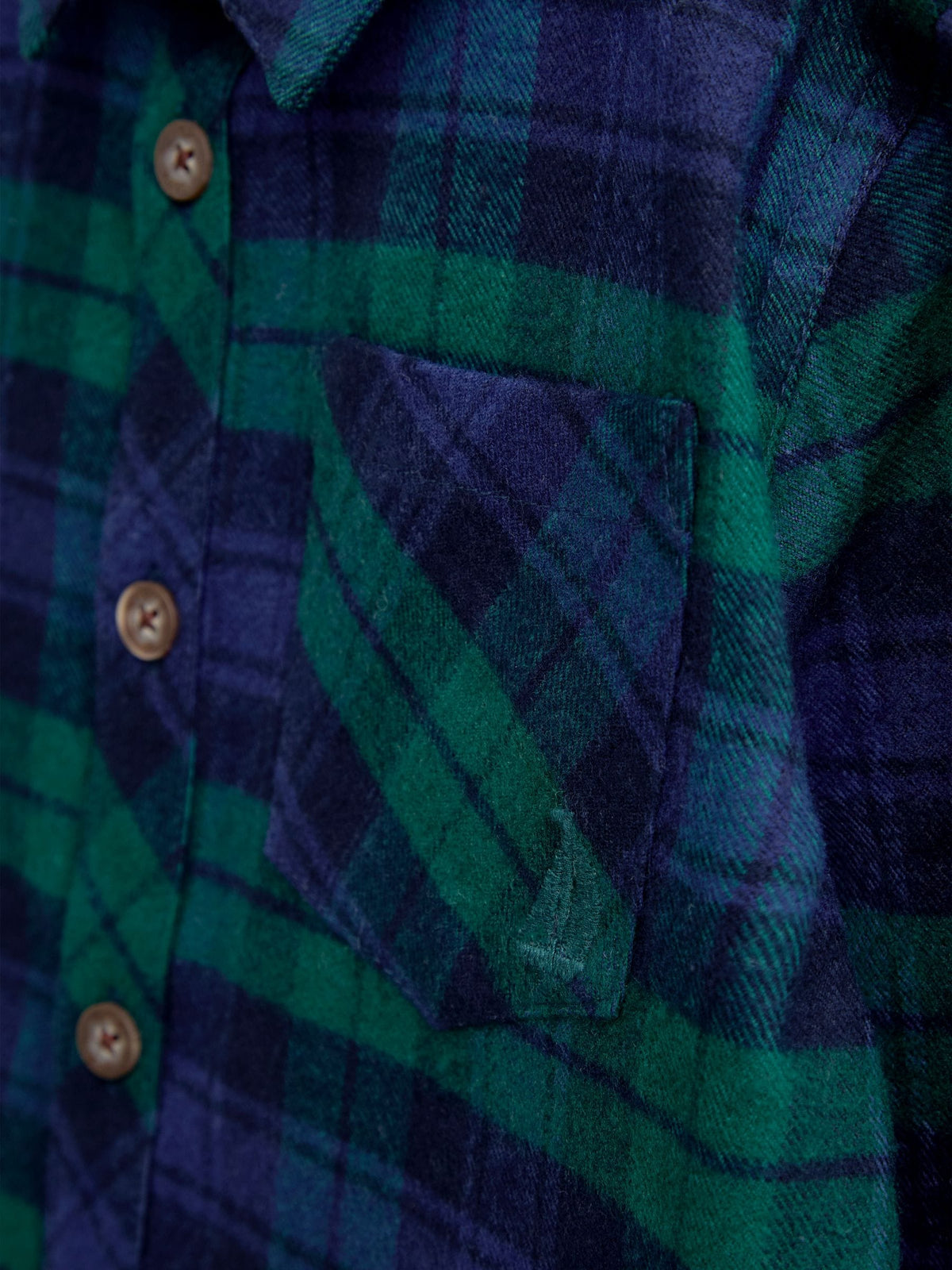 JoJo Maman Bébé Navy Blue Check Tartan Shirt - image 3