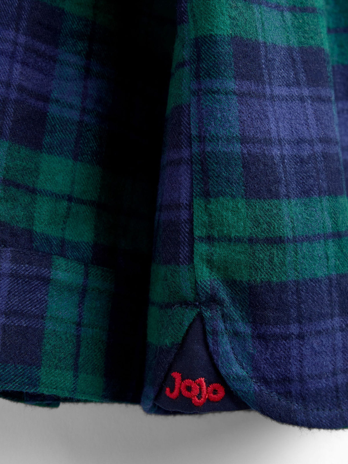 JoJo Maman Bébé Navy Blue Check Tartan Shirt - image 4